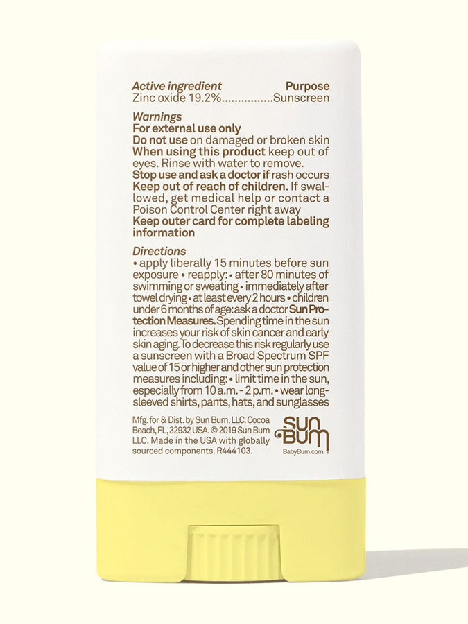 Sun Bum Baby Bum SPF50 Sunscreen Face Stick | ASSORTED