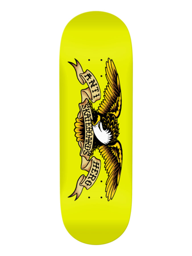 Anti Hero The Horse Pill Shaped Classic Eagle 10’’ Skateboard Deck | YELLOW