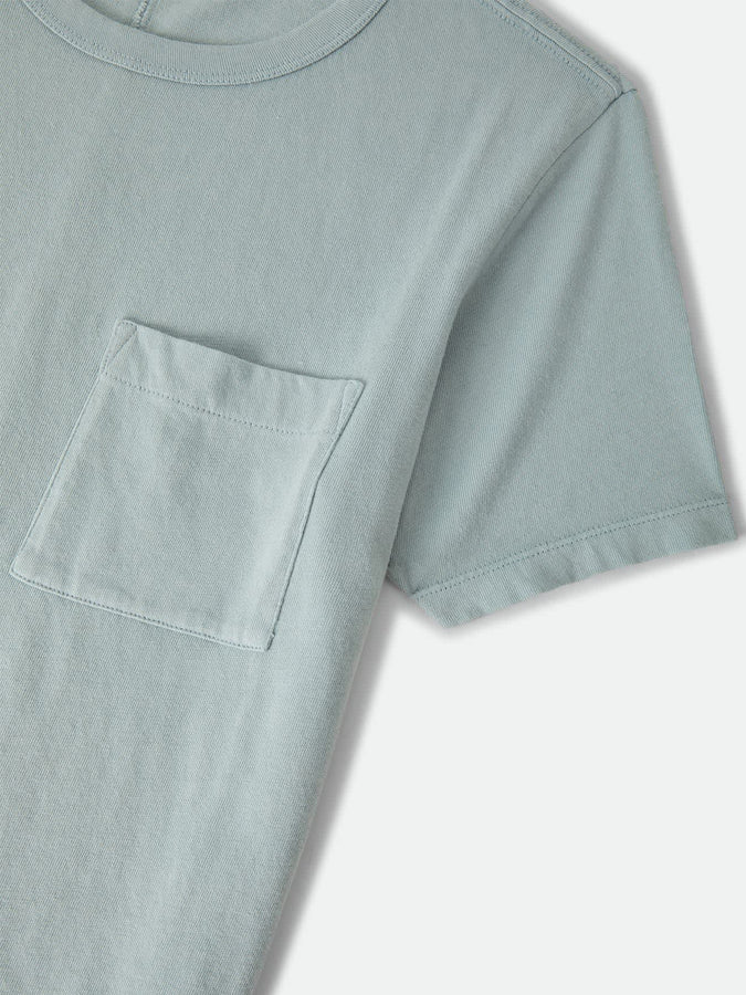 Brixton Carefree Organic Garment Dye Perfect T-Shirt Fall 2026 | SEA GRASS