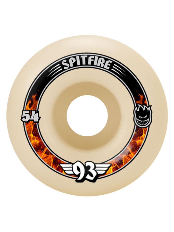 Spitfire F4 Radials 93DU 54mm Skateboard Wheels | NATURAL