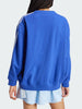 Adidas 3 Stripes Lucid Blue Crewneck Sweatshirt Spring 2024