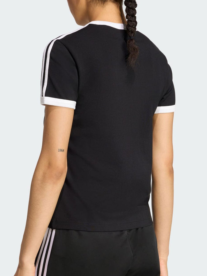 Adidas 3 Stripes Slim Black/White T-Shirt Spring 2026 | BLACK/WHITE