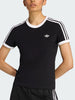 Adidas 3 Stripes Slim Black/White T-Shirt Spring 2026