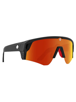 Spy Monolith Speed Matte Black/Boost Orange Mirror Sunglasses