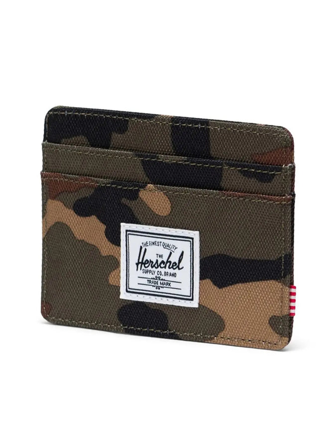 Herschel Charlie Card Holder Wallet | WOODLAND CAMO (00032)
