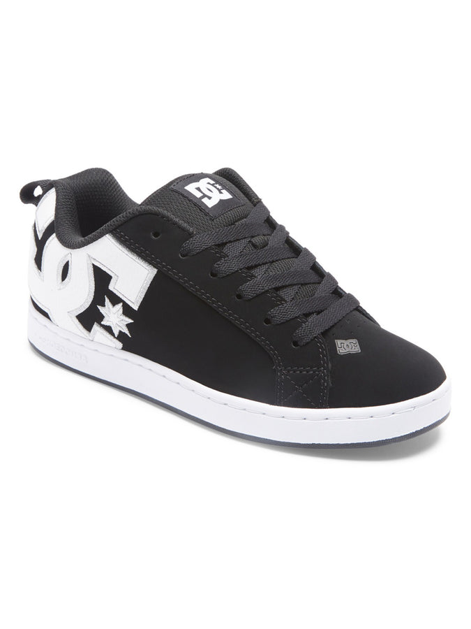 DC Court Graffik Black/White Stencil Shoes | BLACK/WHITE STENCIL (BWS)