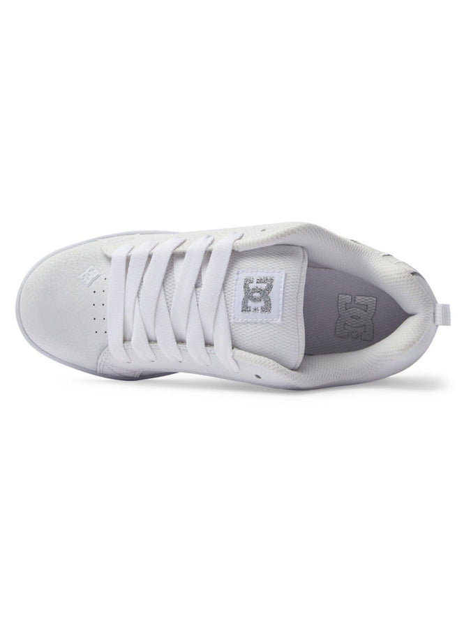 Dc Shoes Court Graffik White/M Silver Shoes Fall 2025 | WHITE/M SILVER (WM5)