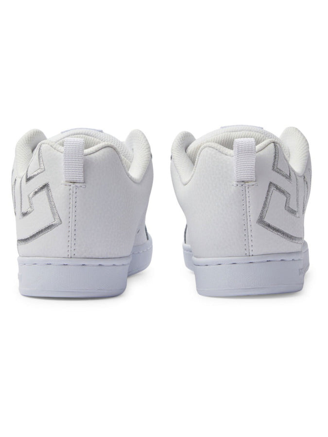 Dc Shoes Court Graffik White/M Silver Shoes Fall 2025 | WHITE/M SILVER (WM5)