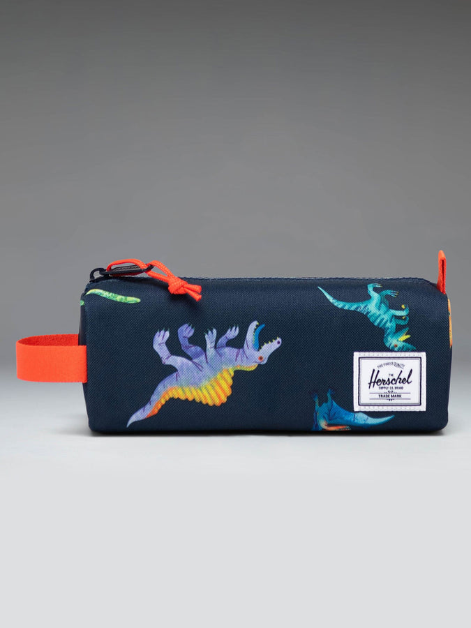 Herschel Settlement Pencil Case | WATERCLR DINOS DK NAVY (07398)
