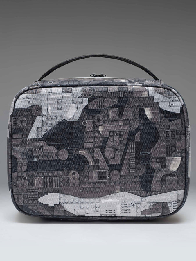 Herschel x Lego Pop Quiz Lunch Box Fall 2026 | ABSTRACT BRICKS BLACK (07462)
