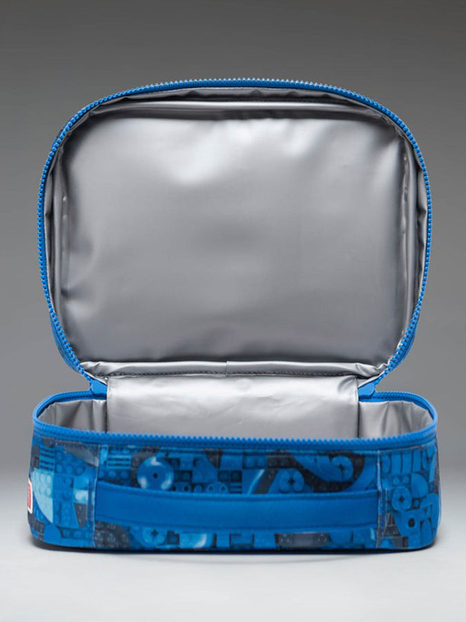Herschel x Lego Pop Quiz Lunch Box | ABSTRACT BRICKS BLUE (07463)