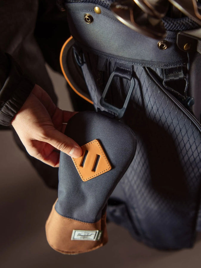 Herschel Heritage Hybrid Head Cover | NAVY/SADDLE BROWN (02564)