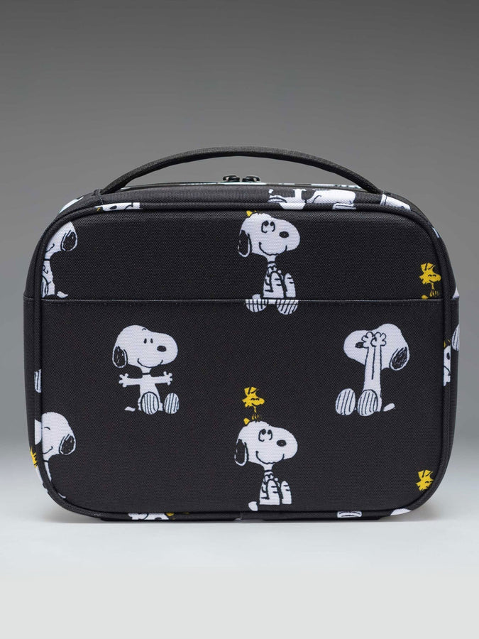 Herschel x Peanuts Pop Quiz Lunch Box | SNOOPY/WOODSTOCK BLACK (07757)