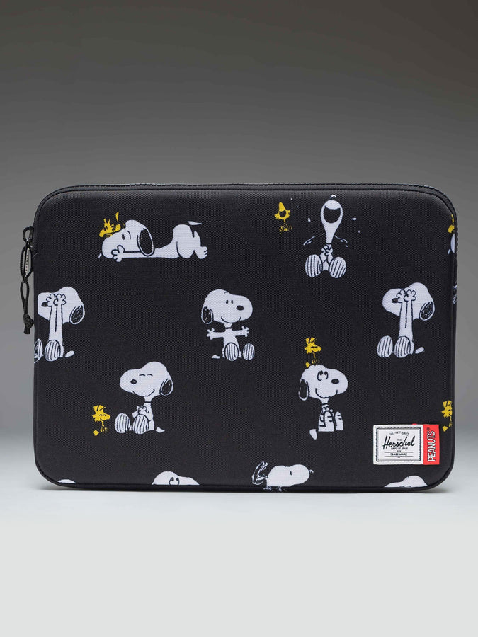 Herschel x Peanuts Anchor 14'' Tech Sleeve | SNOOPY/WOODSTOCK BLACK (07757)