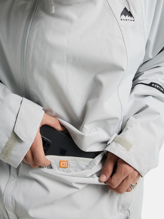 Burton Reserve Relaxed Anorak Jacket Winter 2026 | GRAY CLOUD (27O)