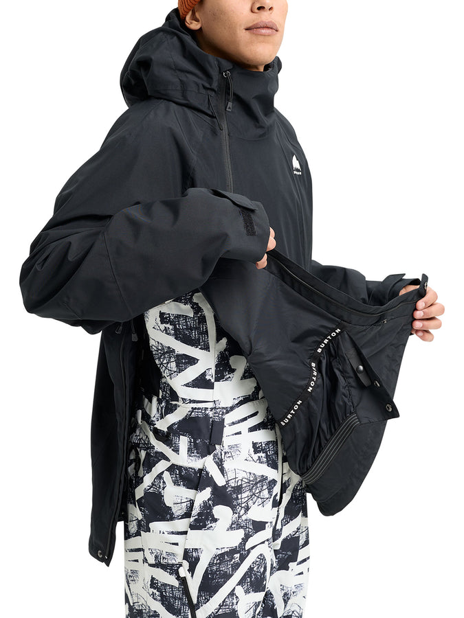 Burton Reserve 2L Relaxed Anorak 2027 – Shell Jacket | TRUE BLACK (A04)