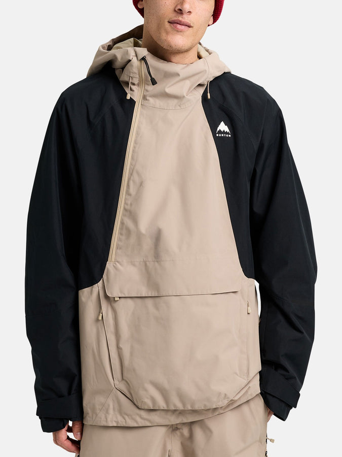 Burton Reserve Relaxed Anorak Jacket Winter 2026 | SUMMIT TAUPE/TRUE BLACK (E2Y)