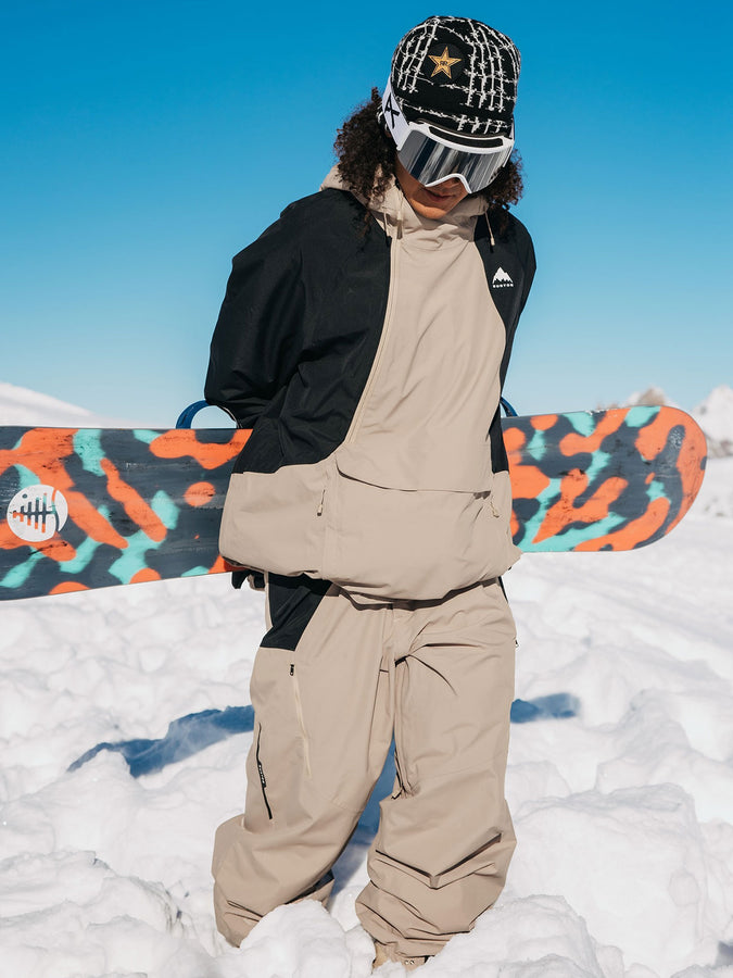Burton Reserve Relaxed Anorak Jacket Winter 2026 | SUMMIT TAUPE/TRUE BLACK (E2Y)