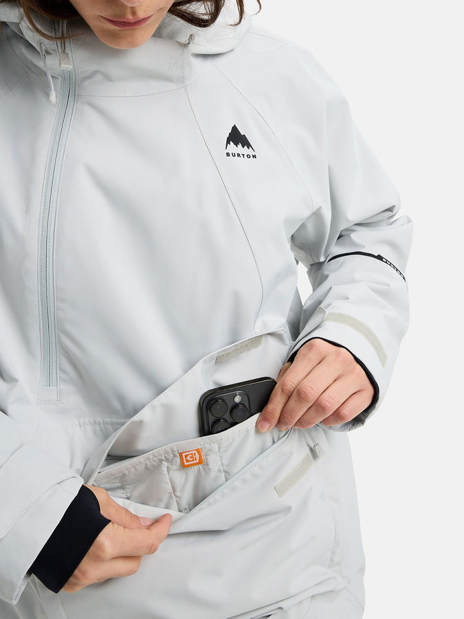 Burton Reserve Relaxed Anorak Jacket Winter 2026 | GRAY CLOUD (27O)