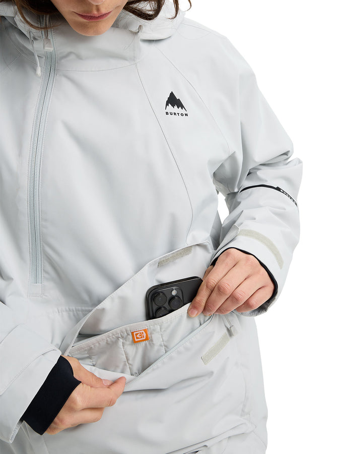 Burton Reserve 2L Relaxed Anorak 2027 – GREY CLOUD (27O)