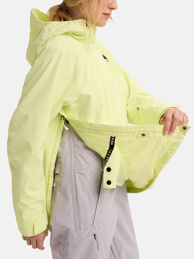 Burton Reserve Relaxed Anorak Jacket Winter 2026 | GLOW YELLOW GREEN (E1T)