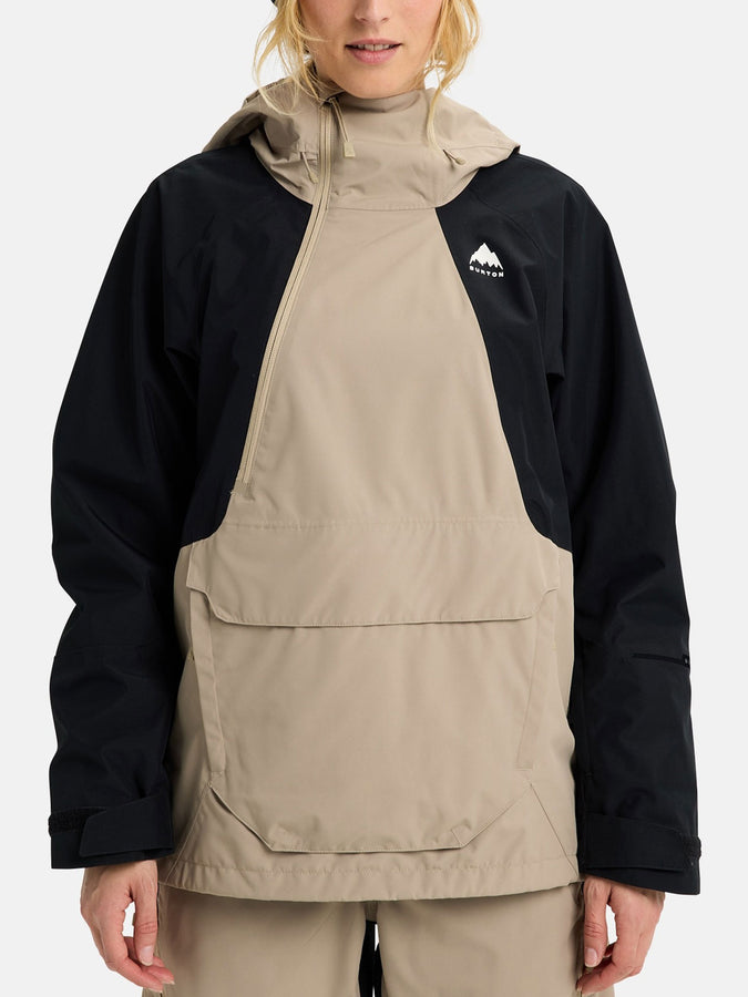 Burton Reserve Relaxed Anorak Jacket Winter 2026 | SUMMIT TAUPE/TRUE BLACK (E2Y)