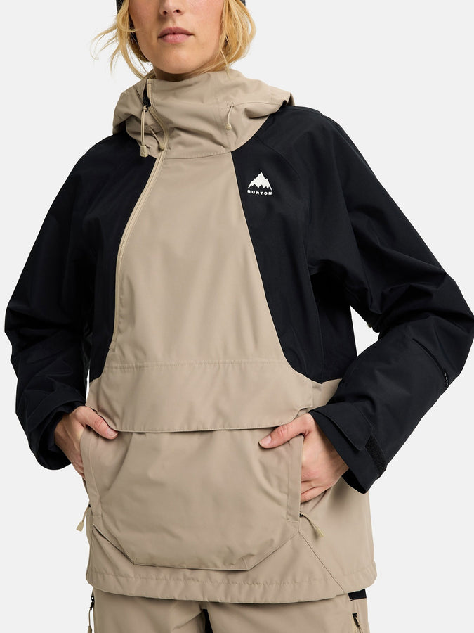 Burton Reserve Relaxed Anorak Jacket Winter 2026 | SUMMIT TAUPE/TRUE BLACK (E2Y)