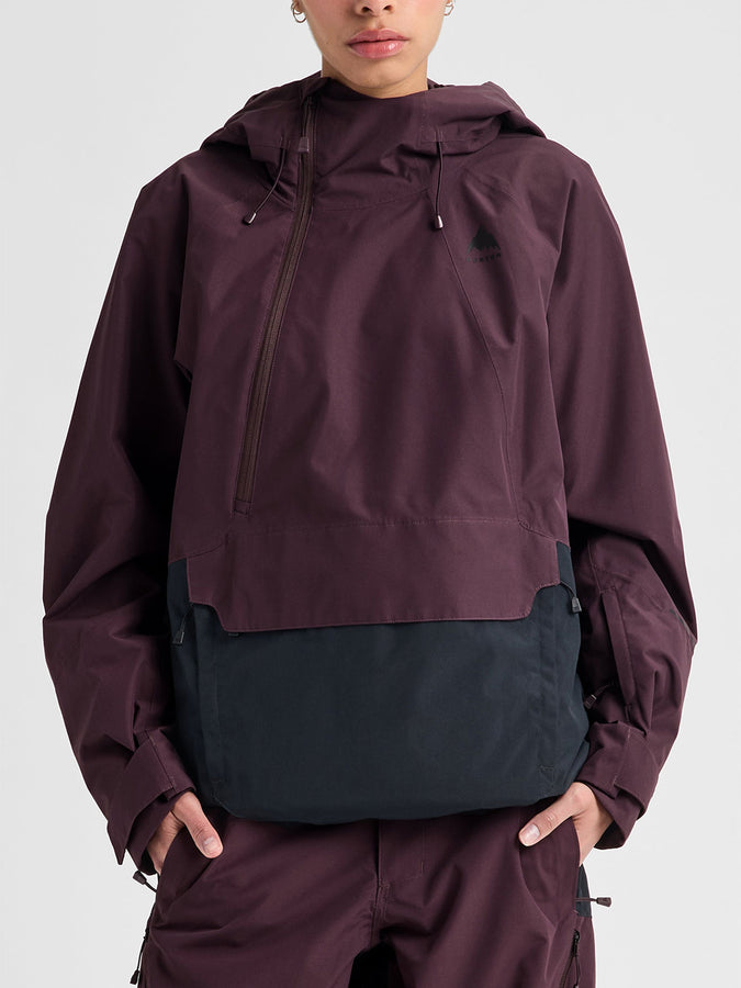 Burton Reserve 2L Relaxed Anorak 2027 – Women's Shell | BEAR HUG BROWN/TRU BLACK (E5Y)