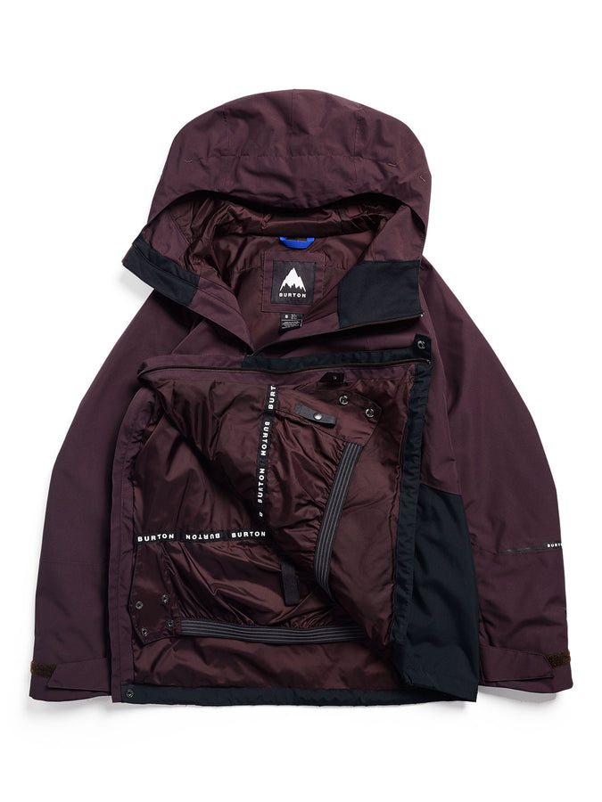 Burton Reserve 2L Relaxed Anorak 2027 – Women's Shell | BEAR HUG BROWN/TRU BLACK (E5Y)
