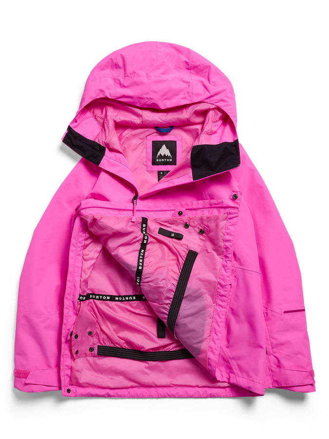 Burton Reserve 2L Relaxed Anorak 2027 – Women's Shell | SHOCKWAVE PINK (E9R)