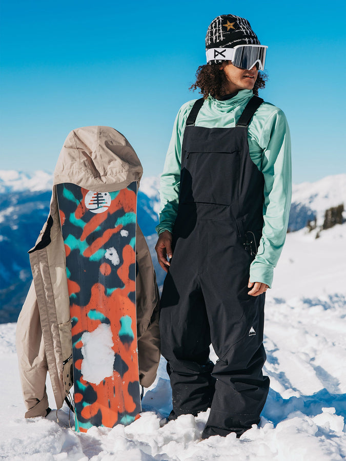 Burton Reserve Stretch 2027 – Shell Bib | TRUE BLACK (A04)