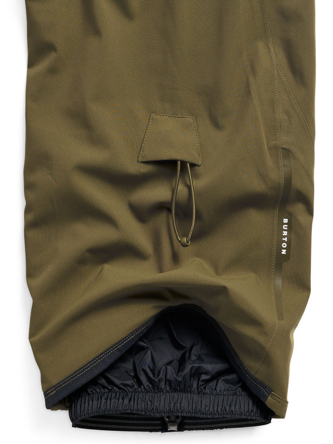Burton Reserve Stretch 2027 – Shell Bib | DRIED MOSS (E7N)
