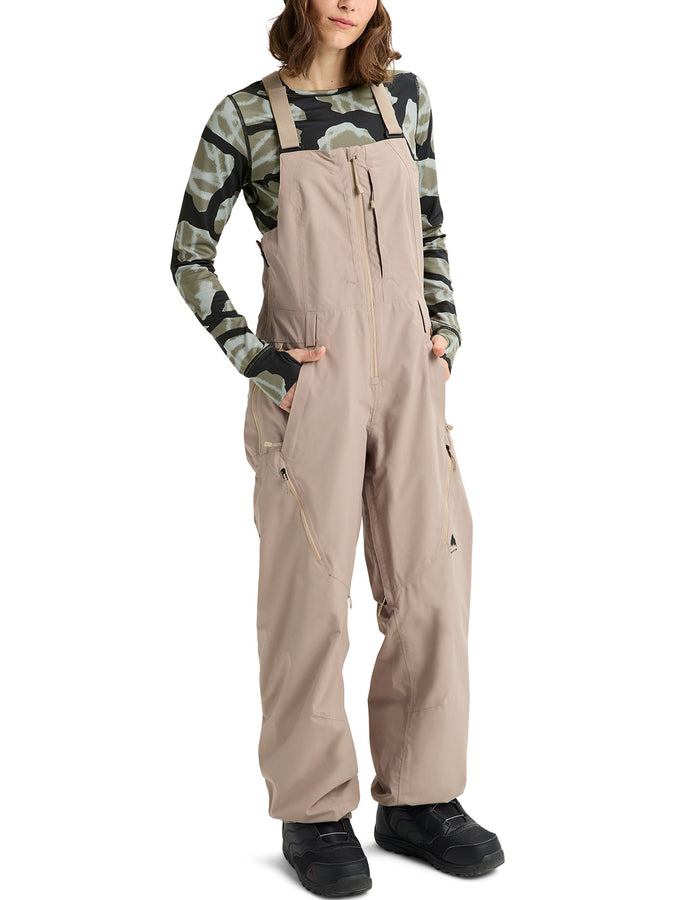 Burton Reserve 2L 2027 – Women's Shell Bib | SUMMIT TAUPE (AH2)
