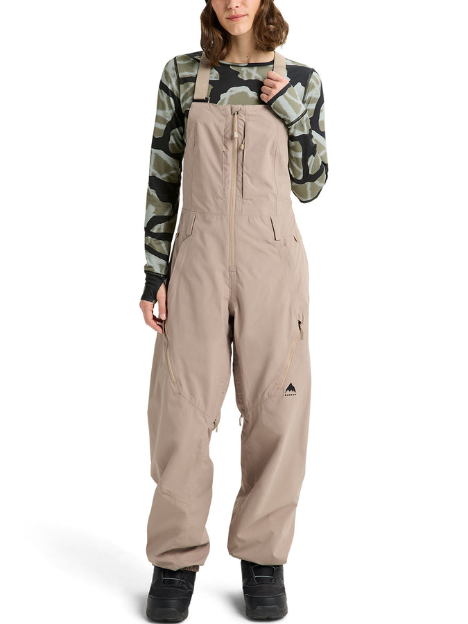 Burton Reserve 2L 2027 – Women's Shell Bib | SUMMIT TAUPE (AH2)