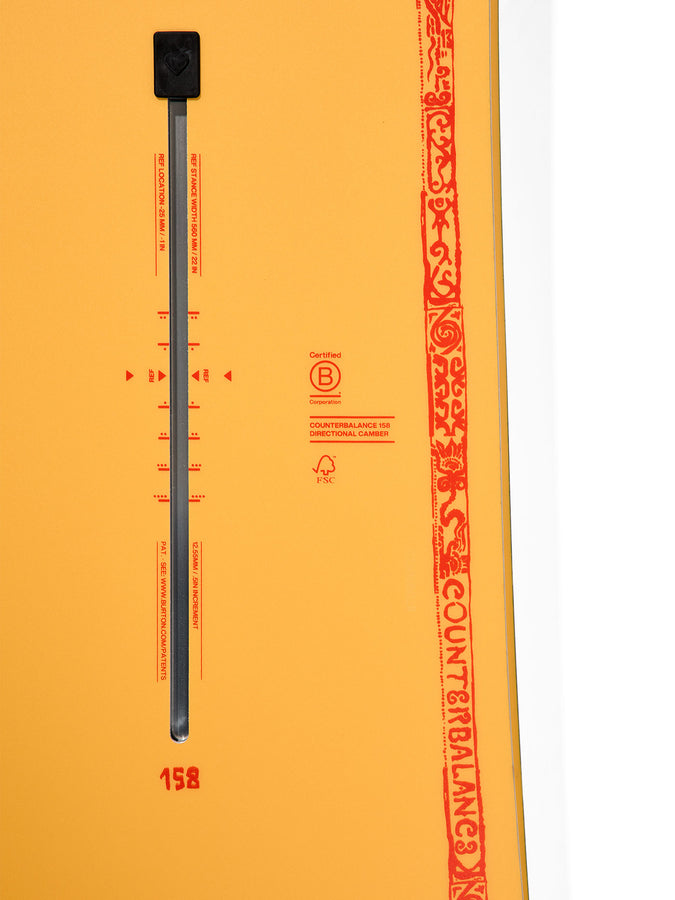 Burton Counterbalance Camber 2027 – All Mountain Snowboard | SUN GLOW (K48)