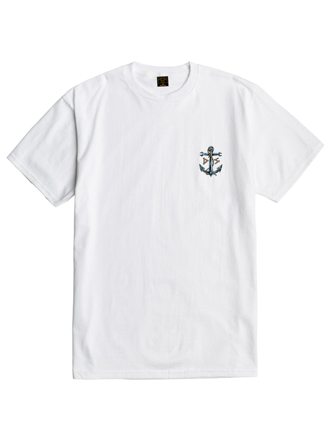 Dark Seas Waterlogged T-Shirt Fall 2025 | WHITE