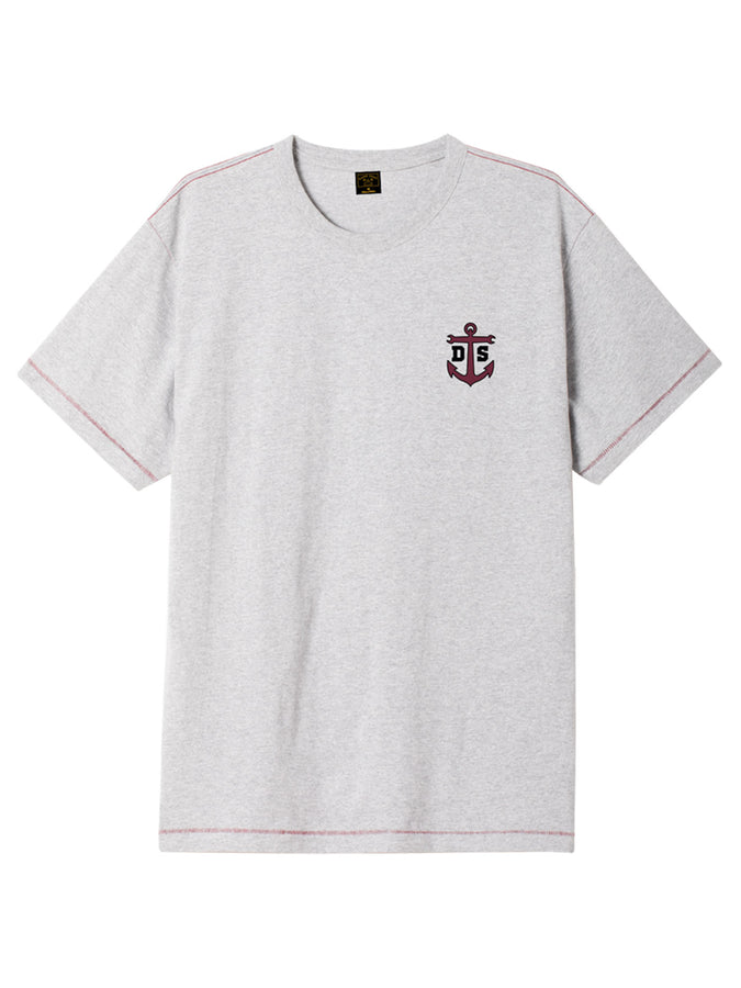 Dark Seas Regimen Contrast Sticth T-Shirt Spring 2026 | HEATHER GREY