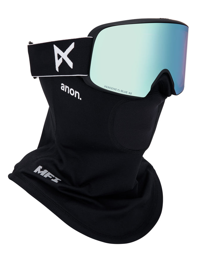 Anon M6 Black/Prcv Blue + Cloudy Pink + MFI Face Mask Goggle | BLACK/PRCV VRBL BLUE (Z53)