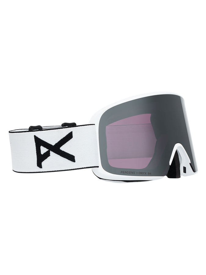 Anon M6 White/Prcv Sunny Onyx + Violet + MFI Face Mask Goggle | WHITE/PRCV SUNNY ONYX (Z59)