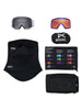 Anon M6 White/Prcv Sunny Onyx + Violet + MFI Face Mask Goggle