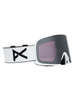 Anon M6S White/Sunny Onyx + Violet + MFI Face Mask Goggles