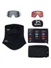 Anon M6S White/Sunny Onyx + Violet + MFI Face Mask Goggles
