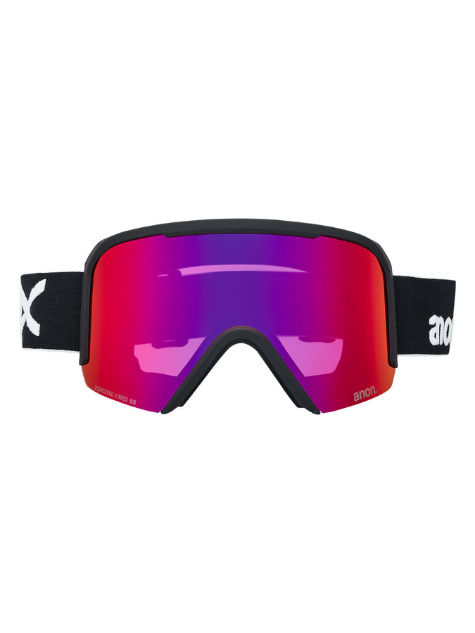 Anon Nesa S Black/Perceive Sunny Red + Bonus Lens Goggle | BLACK/PRCV SUNNY RED (Z58)