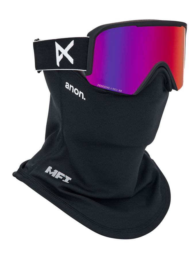 Anon Nesa S Black/Perceive Sunny Red + Bonus Lens Goggle | BLACK/PRCV SUNNY RED (Z58)