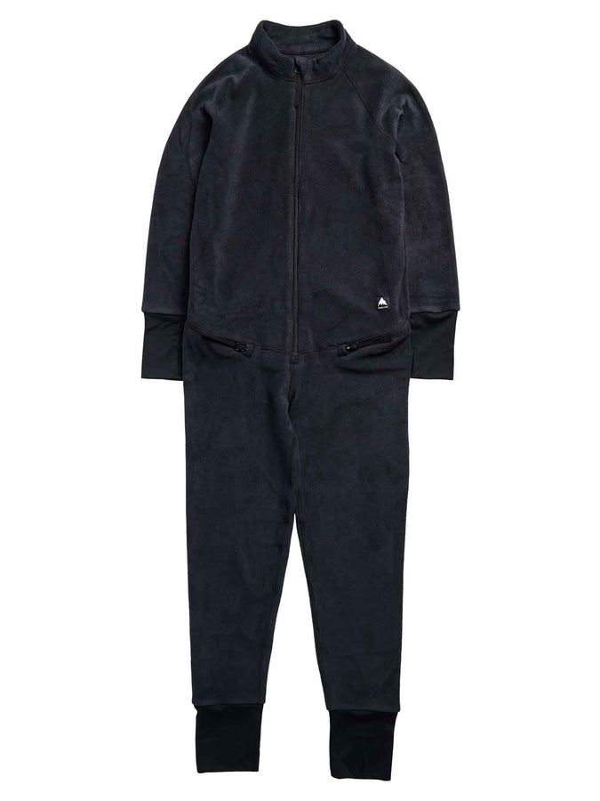 Burton Heavyweight Fleece One Piece Base Layer (Youth 7-14) Winter 2027 | TRUE BLACK (A04)
