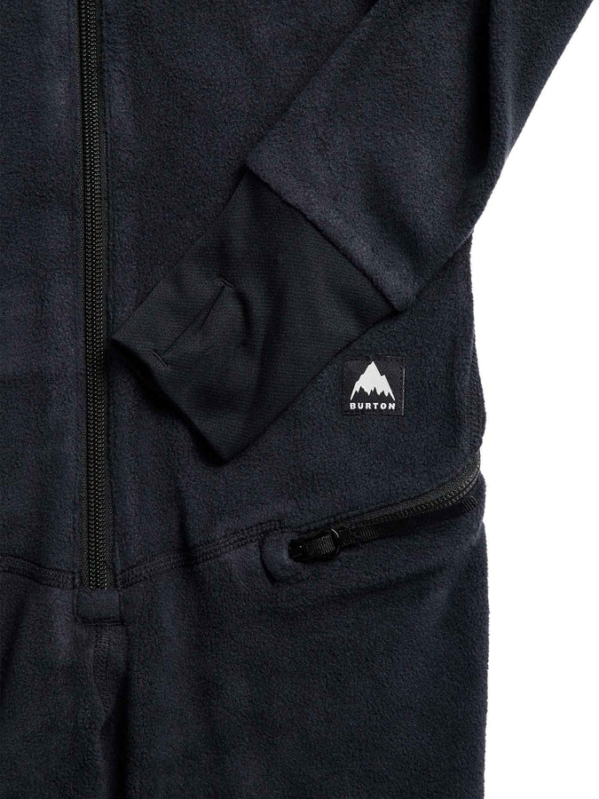 Burton Heavyweight Fleece One Piece Base Layer (Youth 7-14) Winter 2027 | TRUE BLACK (A04)