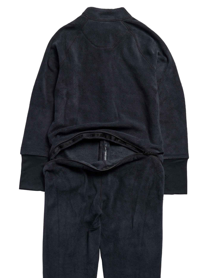 Burton Heavyweight Fleece One Piece Base Layer (Youth 7-14) Winter 2027 | TRUE BLACK (A04)