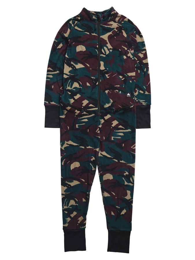 Burton Heavyweight Fleece One Piece Base Layer (Youth 7-14) Winter 2027 | SEERSUCKER CAMO (E0E)