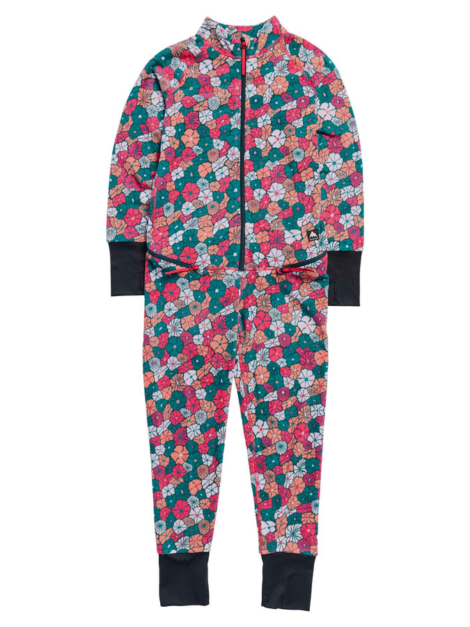 Burton Heavyweight Fleece One Piece Base Layer (Youth 7-14) Winter 2027 | POP FLORAL (E7I)