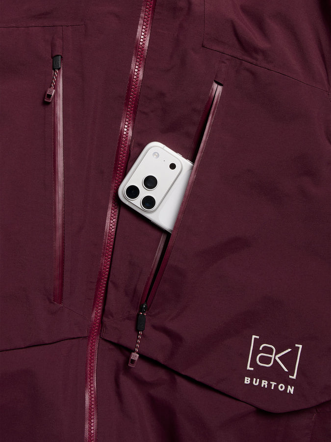 Burton [ak] Swash Synthetic GORE-TEX® 2L 2027 – Insltd Jacket | RUM RAISIN (FAK)